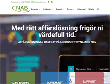 Tablet Screenshot of nabsolutions.se